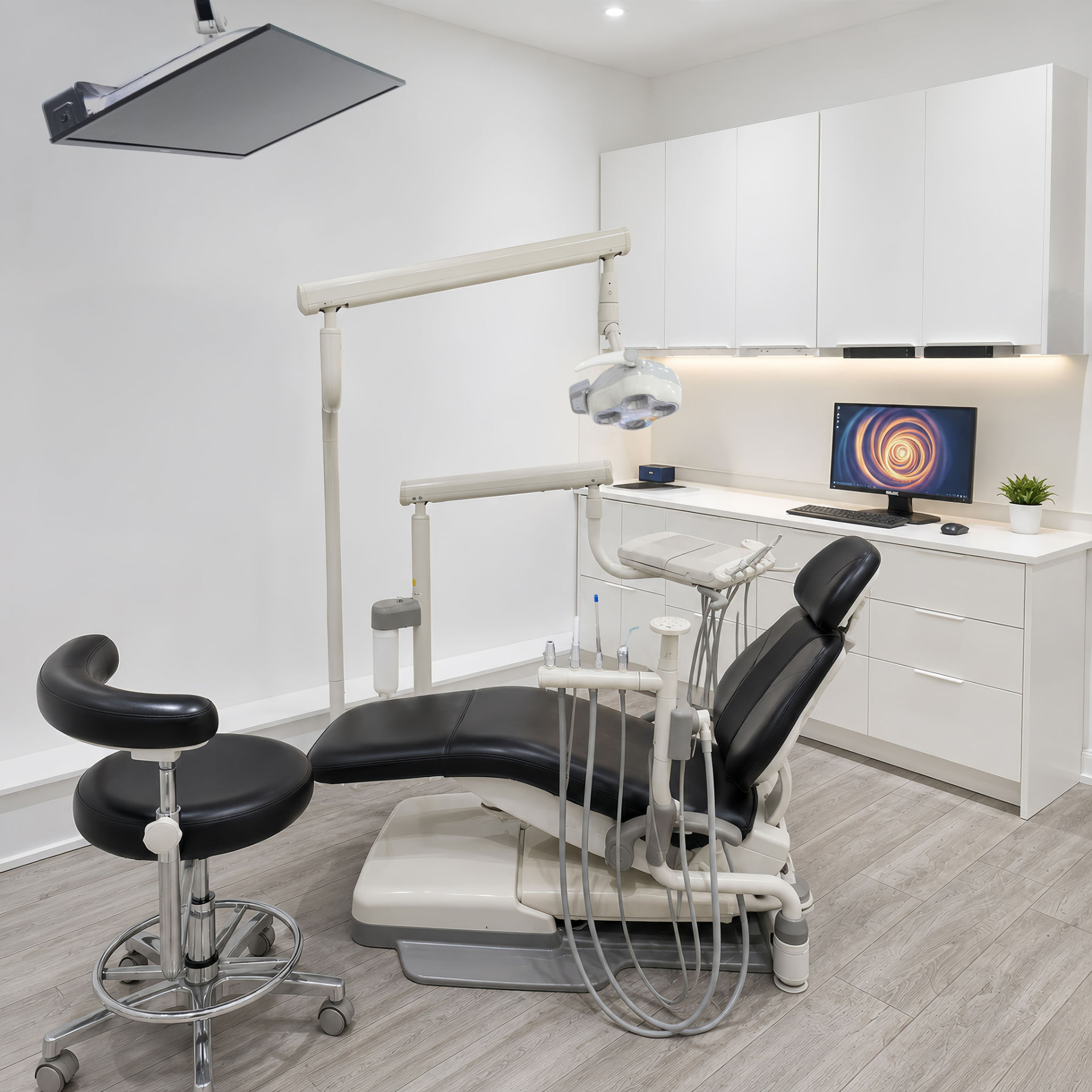 Modern dental operatory at Bayly Dental Clinic
