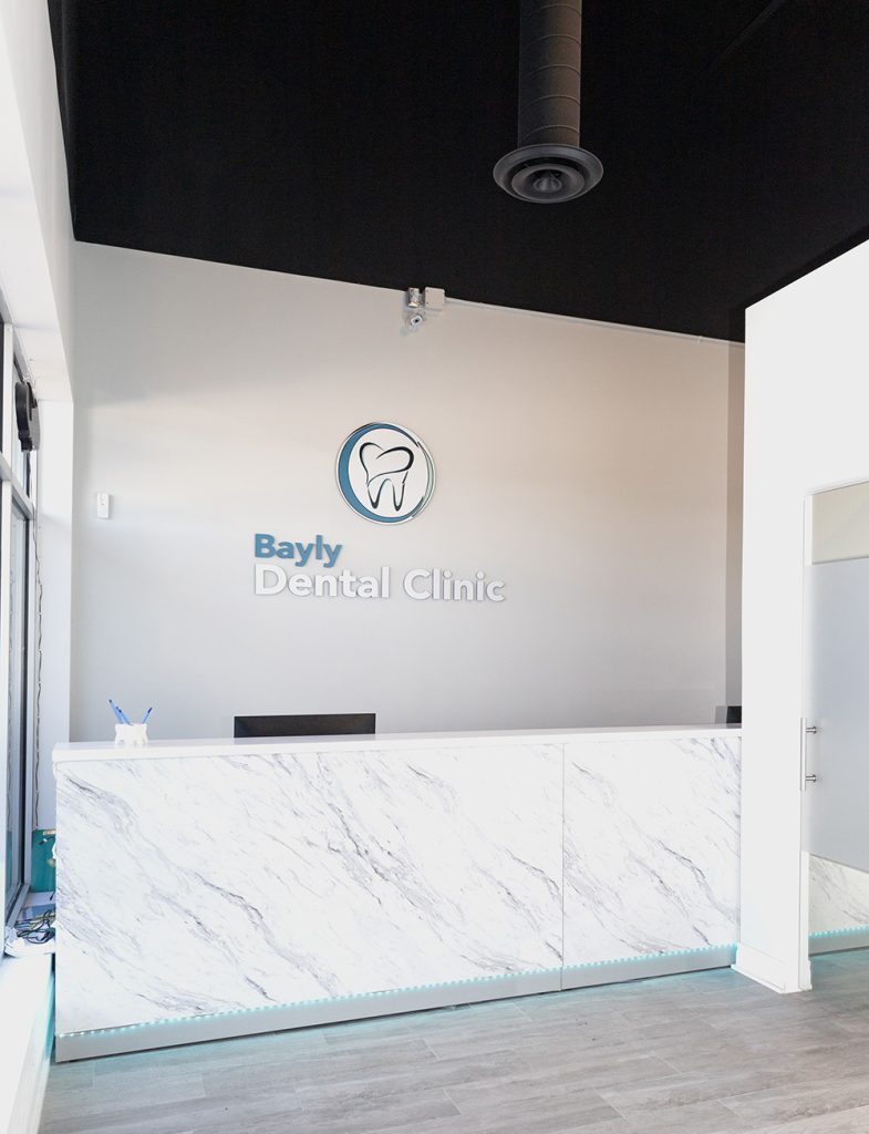 Bayly Dental Clinic reception desk