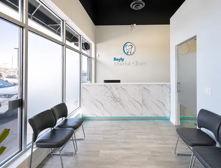 Bayly Dental Clinic reception and waiting area